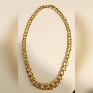 Vintage Chunky Chain Necklace by Monet